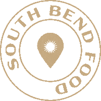 South Bend Sticker by Kath Keur
