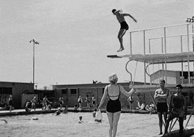 cary grant belly flop GIF by Maudit