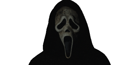 Scream Movie Ghost Face Sticker by Scream