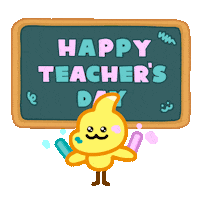 Happy Teachers Day Sticker by DINOSALLY