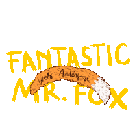 fox orange Sticker