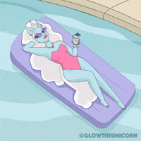 Summer Travel GIF by Glow The Unicorn