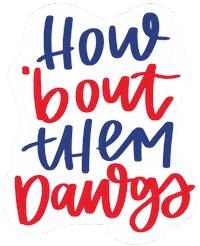 Georgia Football Sticker