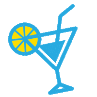 Happy Hour Drink Sticker by wigglesteps