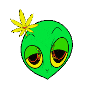 Weed Stoner Sticker