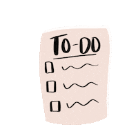 To Do Sticker by villabeautifful