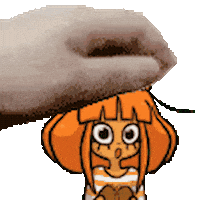 Waffle Petting Sticker