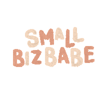 theartsister calligraphy peachy colors hanlettering small biz babe Sticker