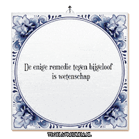 Leren Spreuk Sticker by Tegelspreuken.nl