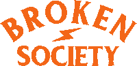 Broken_SocietyUK logo brokensociety Sticker