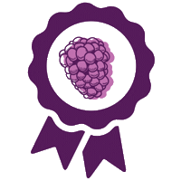 Fruit Violet Sticker by Berries Paradise