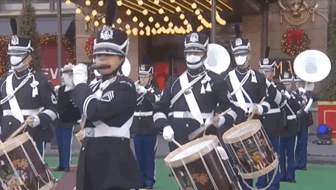Drumming Macys Parade GIF by The 96th Macy’s Thanksgiving Day Parade