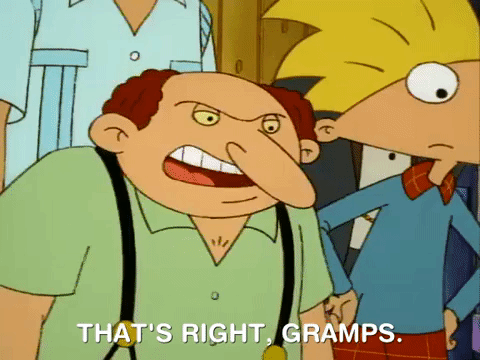 hey arnold nicksplat GIF