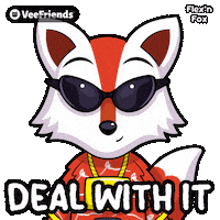 Fox Deal With It Sticker by VeeFriends