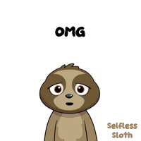 Sloth Omg GIF by VeeFriends