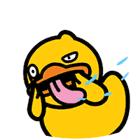emoji tongue Sticker by B.Duck