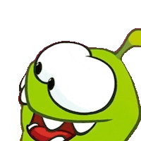 Monster Mocking Sticker by Om Nom