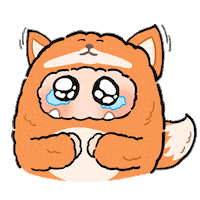 Sad Fox Sticker by OHKU