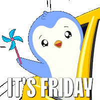 Happy Its Friday Sticker by Pudgy Penguins