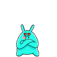 Angry Rabbit Sticker