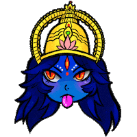 sam_madhu kali Sticker