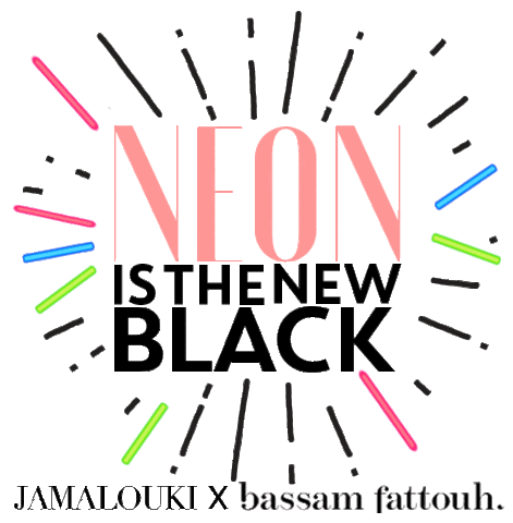 makeup neon Sticker by Jamalouki