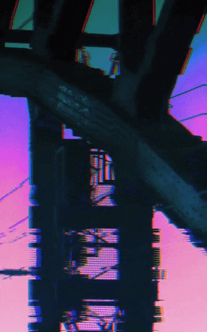 nklb bridge steel structure digital noise GIF
