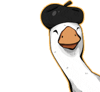 Goose Thank You Sticker