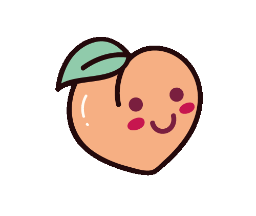 Wink Fruit Sticker by Her Loop