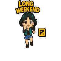 Long Weekend Hana Sticker by Persona