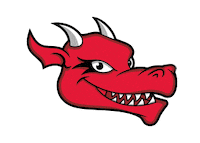 Red Dragon Yes Sticker by SUNY Cortland