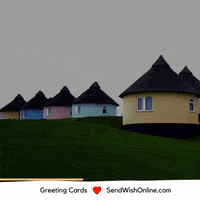 Happy House GIF by sendwishonline.com