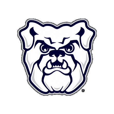 Happy Butler Bulldogs Sticker by Butler University