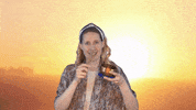 CarlaDelaney peace singing yoga actress GIF