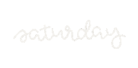 Saturday Morning Lettering Sticker