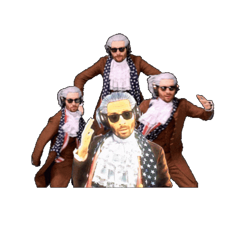 Pulling Up Founding Fathers Sticker