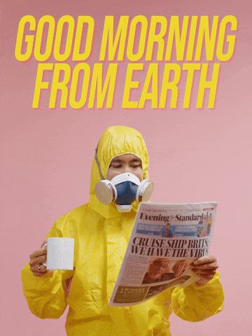 Good Morning Hello GIF by Sealed With A GIF