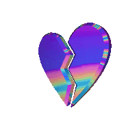 Glitch Rainbow Sticker