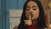 Becky G Shush GIF