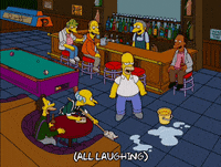 homer simpson dancing GIF