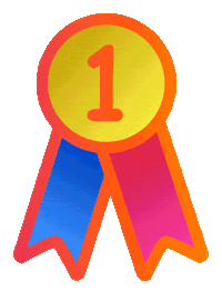 Number 1 1St Sticker by Troupe429