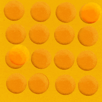 artofmadeleine abstract video game floating circles GIF