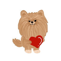 Puppy Love Dog Sticker