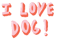 Happy Love Dogs Sticker by Sarah Capon