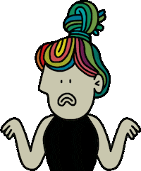 Dunno Idk Sticker by CsaK