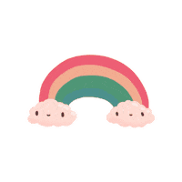 Happy Rainbow Sticker