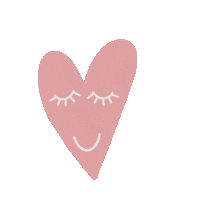Parchmentandtea heart pink heart danique parchmenttea Sticker