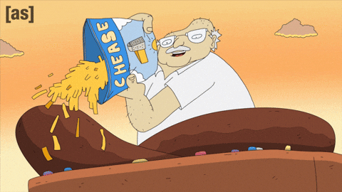 Shredded Cheese Cooking GIF by Adult Swim