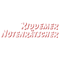 Riddemer_Notenraetscher rnr fasnet rätscher geilsteguggederwelt Sticker