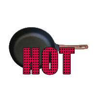 HECKLEIN design fire yummy cooking Sticker